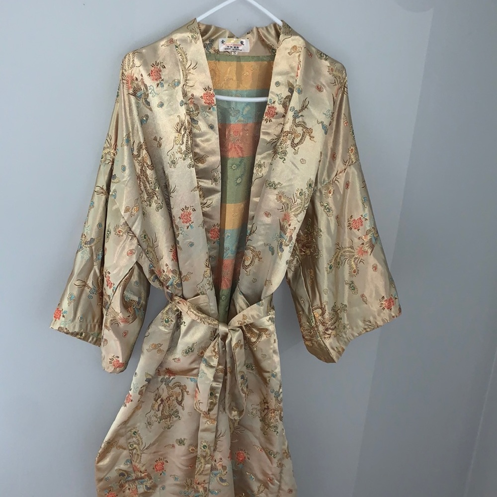 Bought in china, beautiful silk robe.